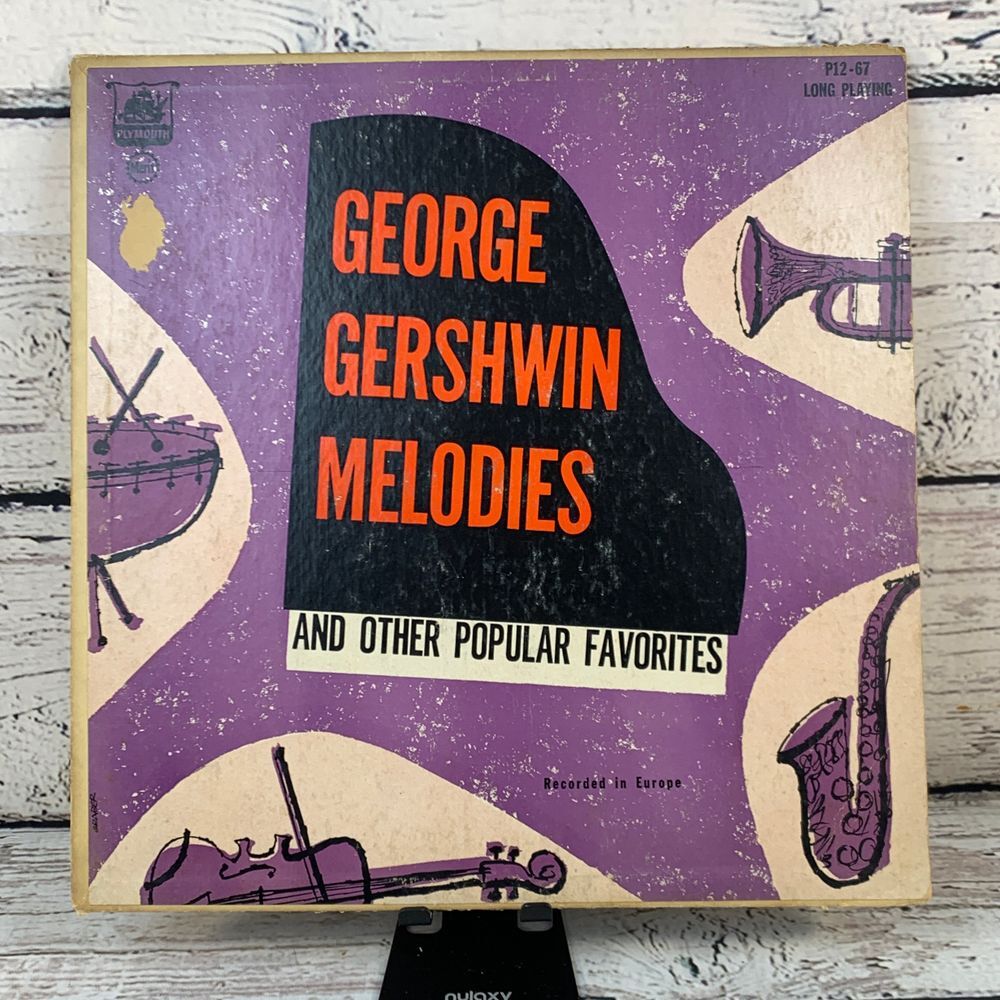 George Gershwin Melodies - [Vinyl Record LP] Plymouth P12-67 Long Playing‎